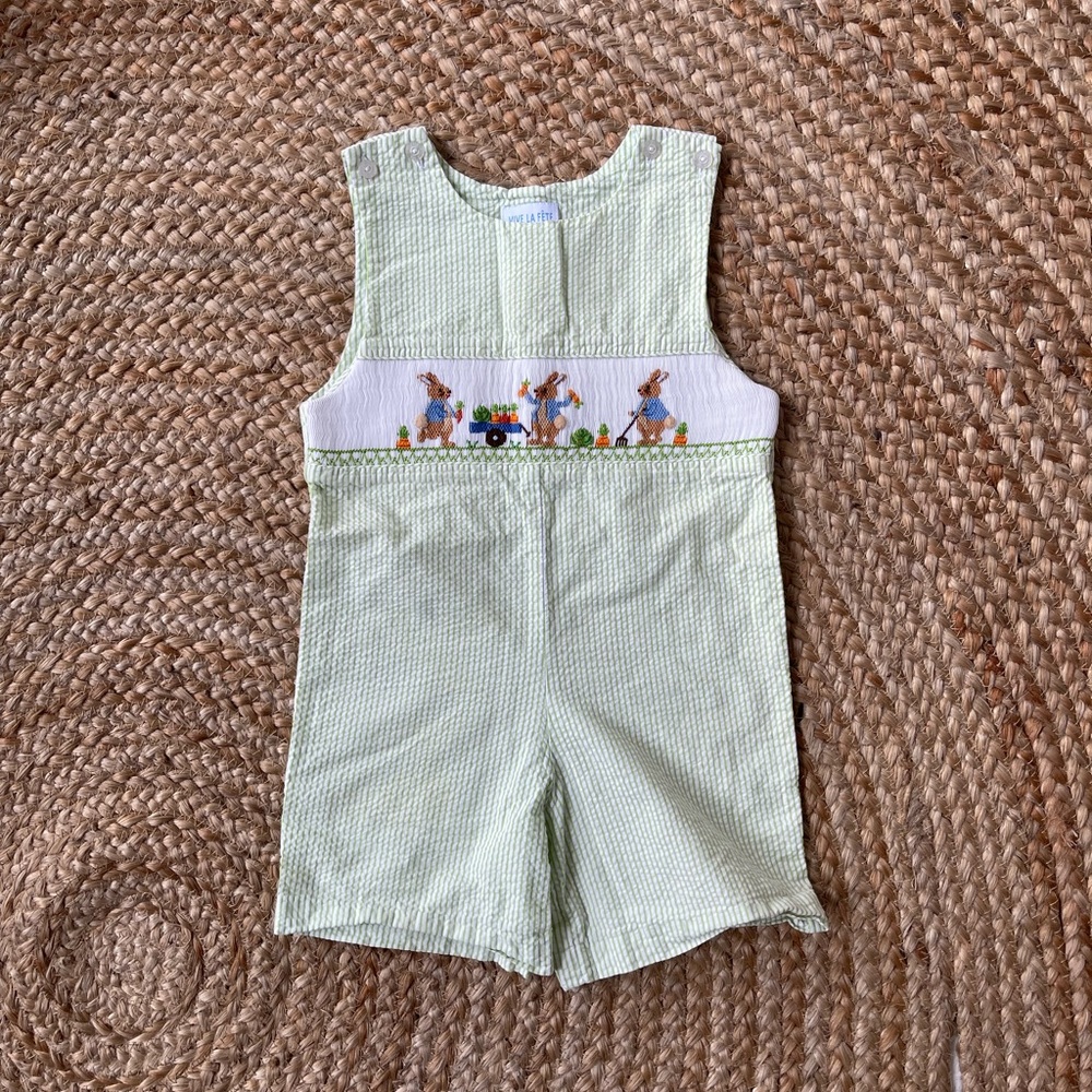 Easter Bunny Jon Jon Size 3T